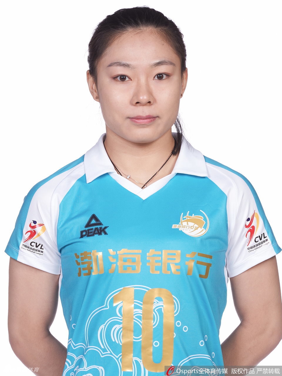 天津女排拍摄排超联赛官方写真
