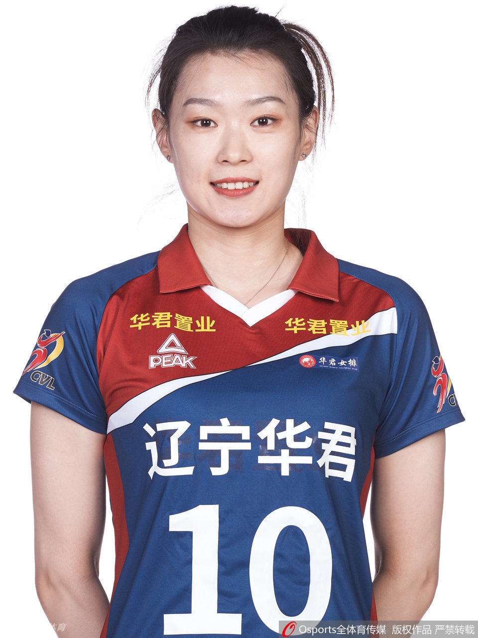 辽宁女排拍摄排超联赛官方写真