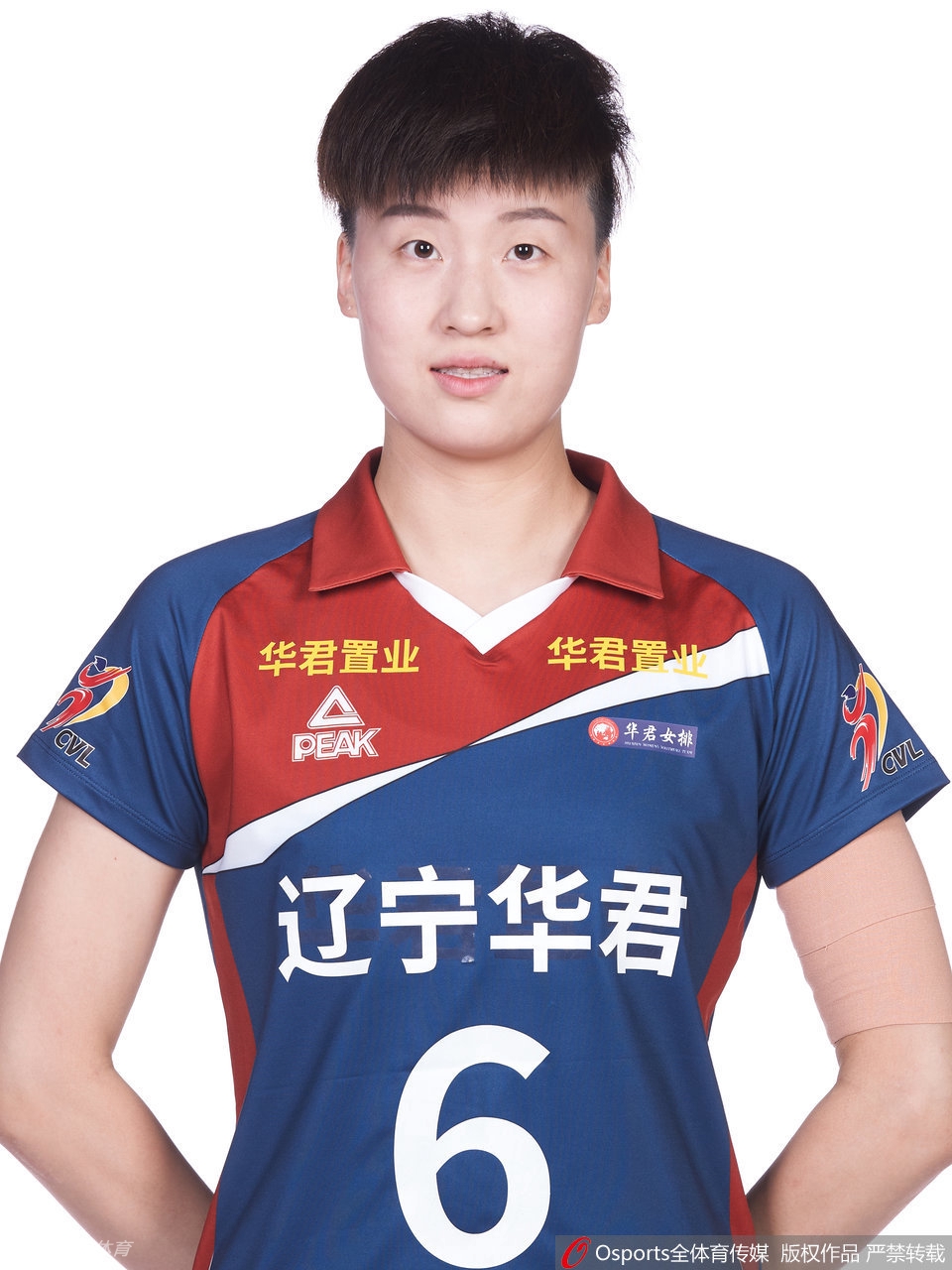 辽宁女排拍摄排超联赛官方写真