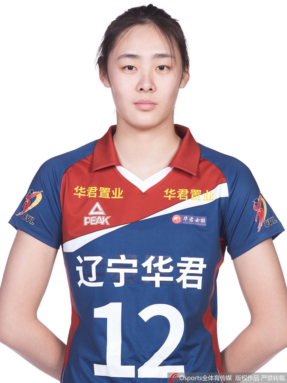 辽宁女排拍摄排超联赛官方写真