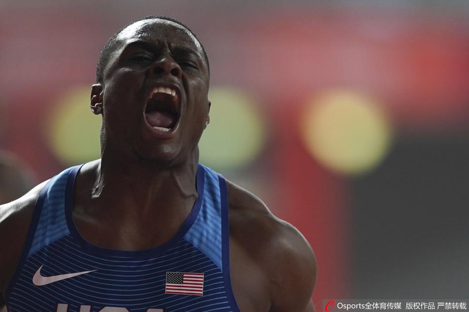 男子100米决赛科尔曼霸气夺冠