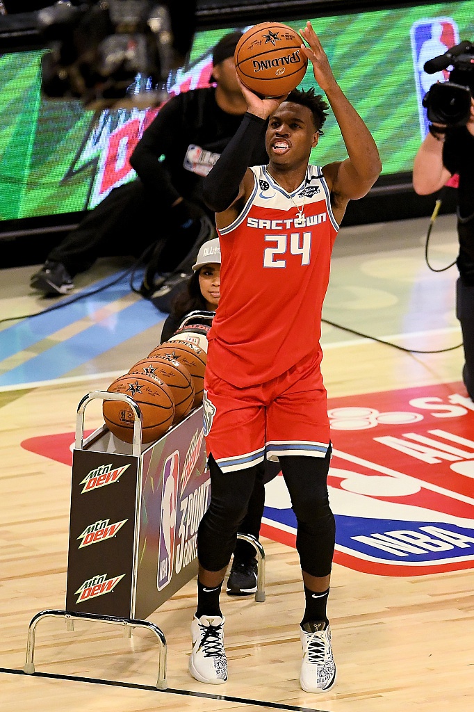 2020NBA全明星三分球大赛 希尔德夺冠