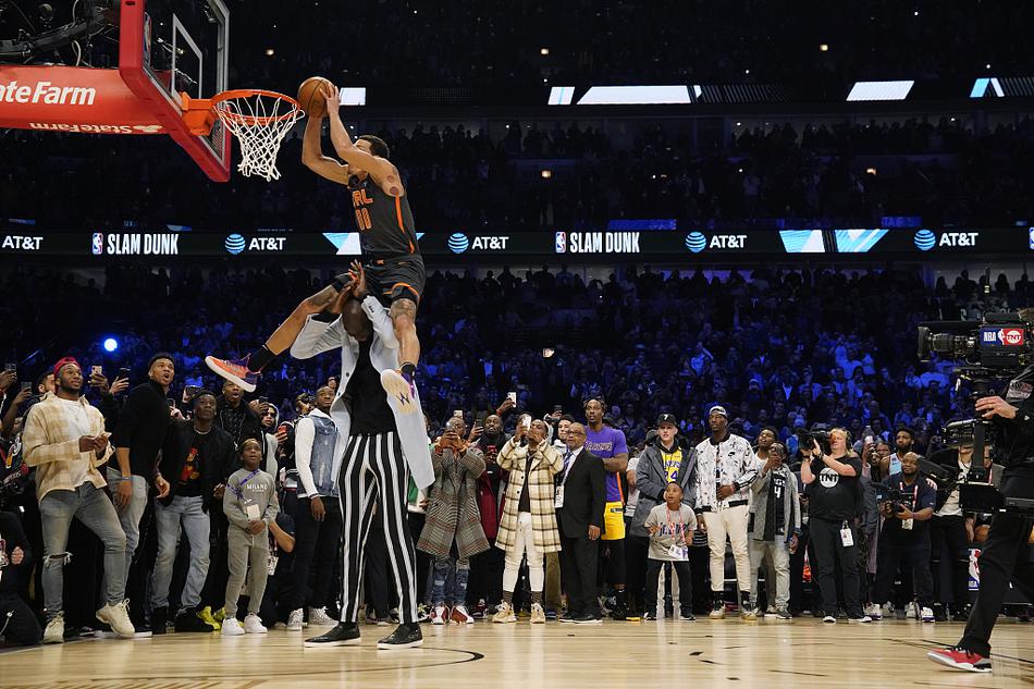 2020NBA全明星扣篮大赛 小德里克-琼斯夺冠