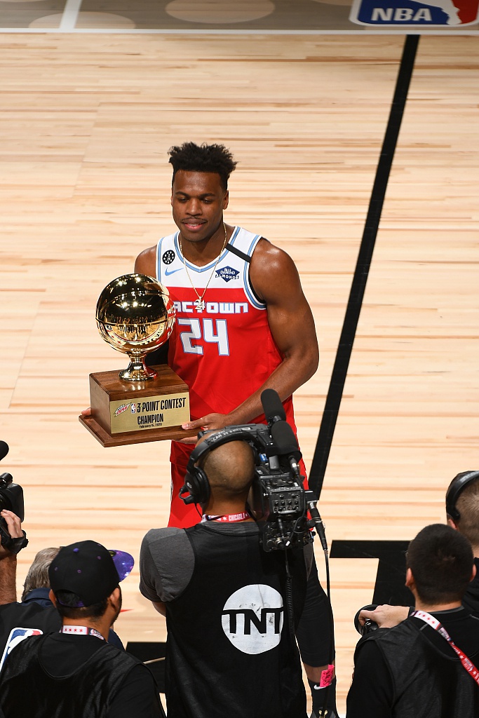 2020NBA全明星三分球大赛 希尔德夺冠