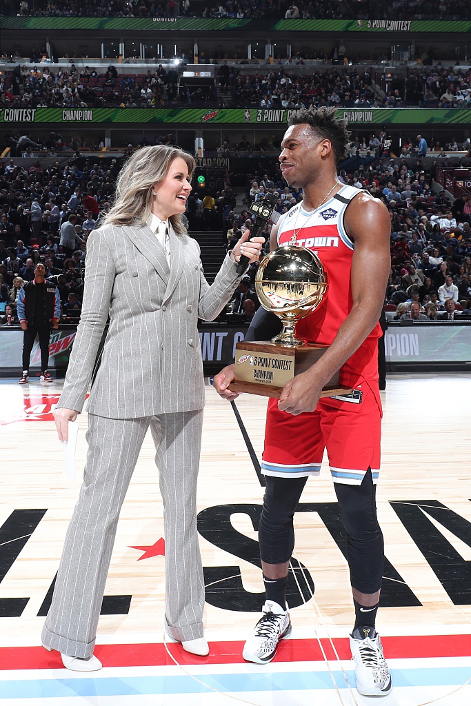 2020NBA全明星三分球大赛 希尔德夺冠