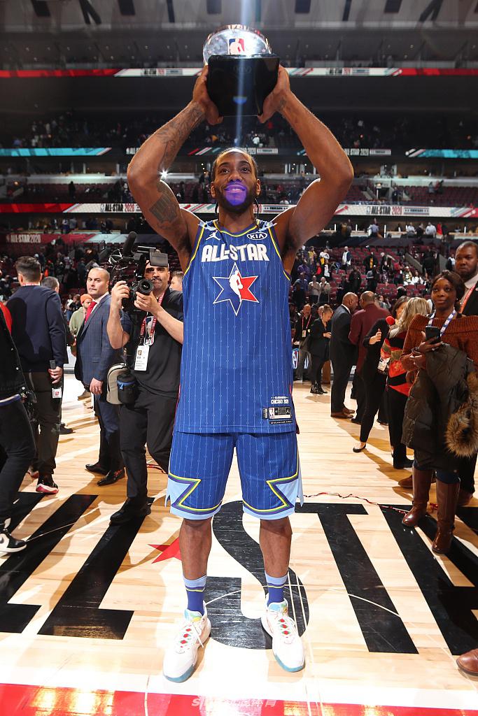 2020NBA全明星赛 莱昂纳德荣膺MVP