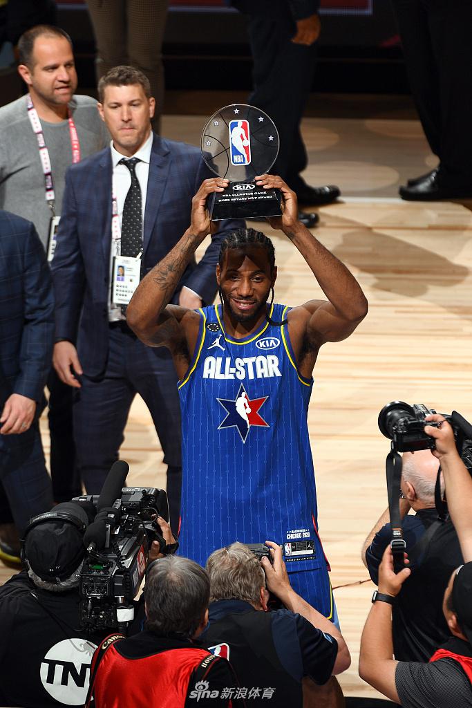 2020NBA全明星赛 莱昂纳德荣膺MVP