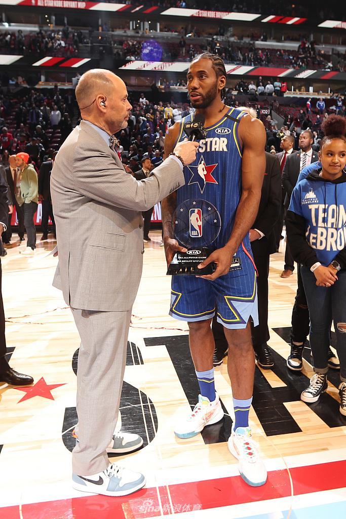 2020NBA全明星赛 莱昂纳德荣膺MVP