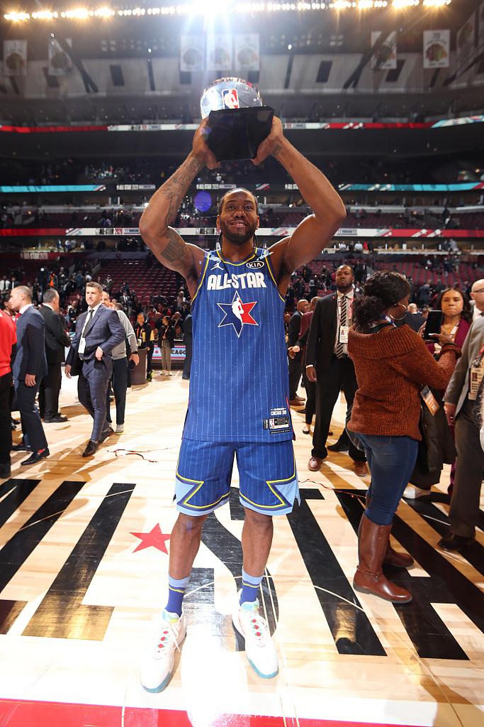 2020NBA全明星赛 莱昂纳德荣膺MVP