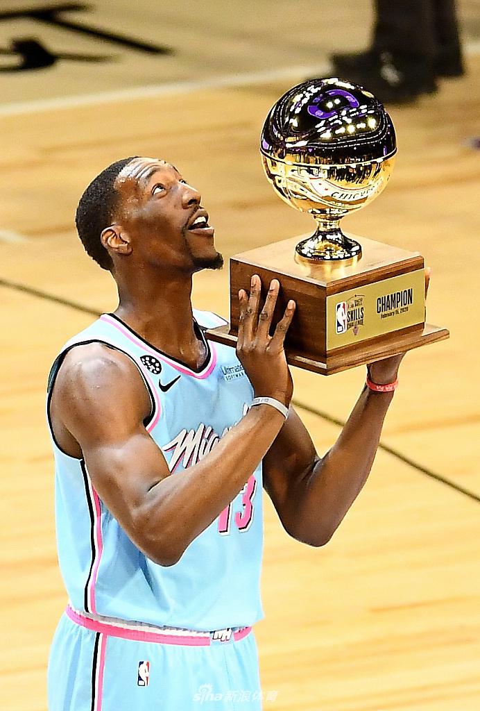 2020NBA全明星技巧大赛 阿德巴约夺冠