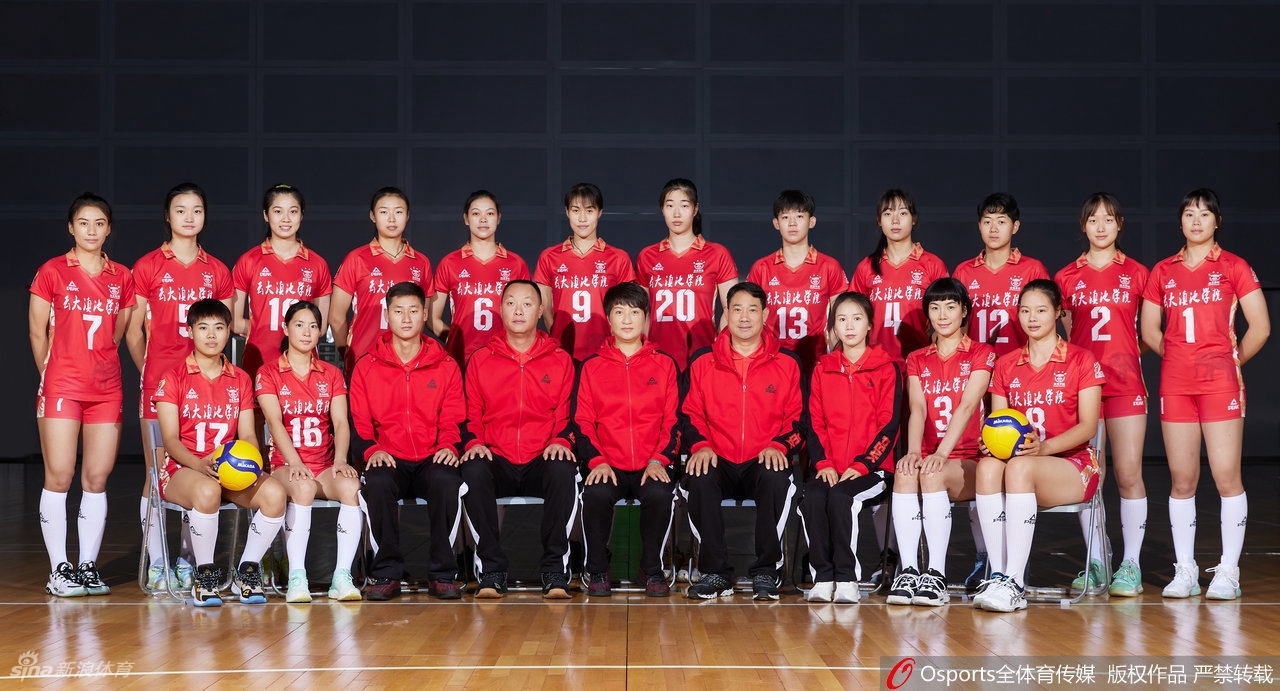 云南女排拍摄排超联赛官方写真
