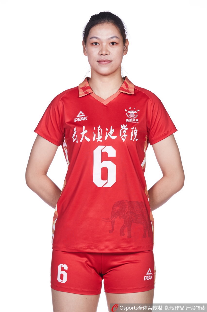 云南女排拍摄排超联赛官方写真