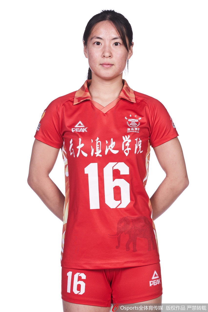 云南女排拍摄排超联赛官方写真