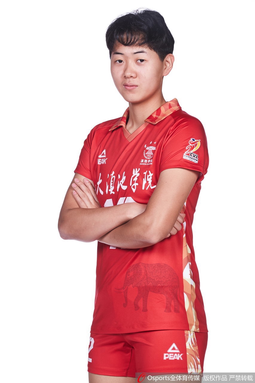 云南女排拍摄排超联赛官方写真