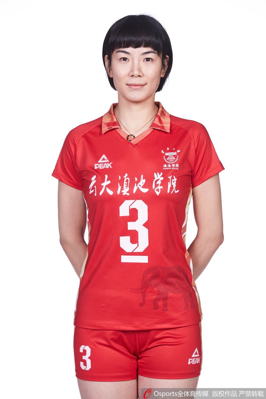 云南女排拍摄排超联赛官方写真