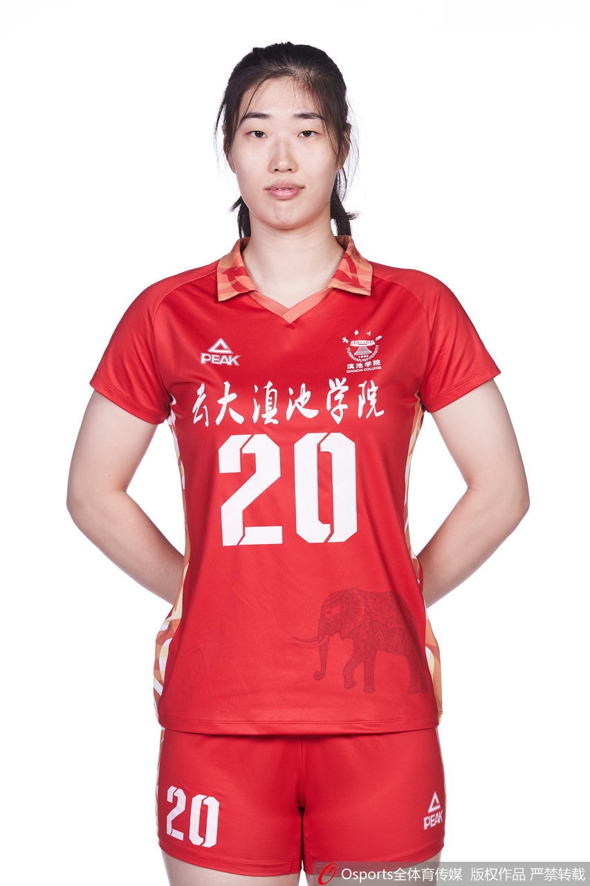 云南女排拍摄排超联赛官方写真