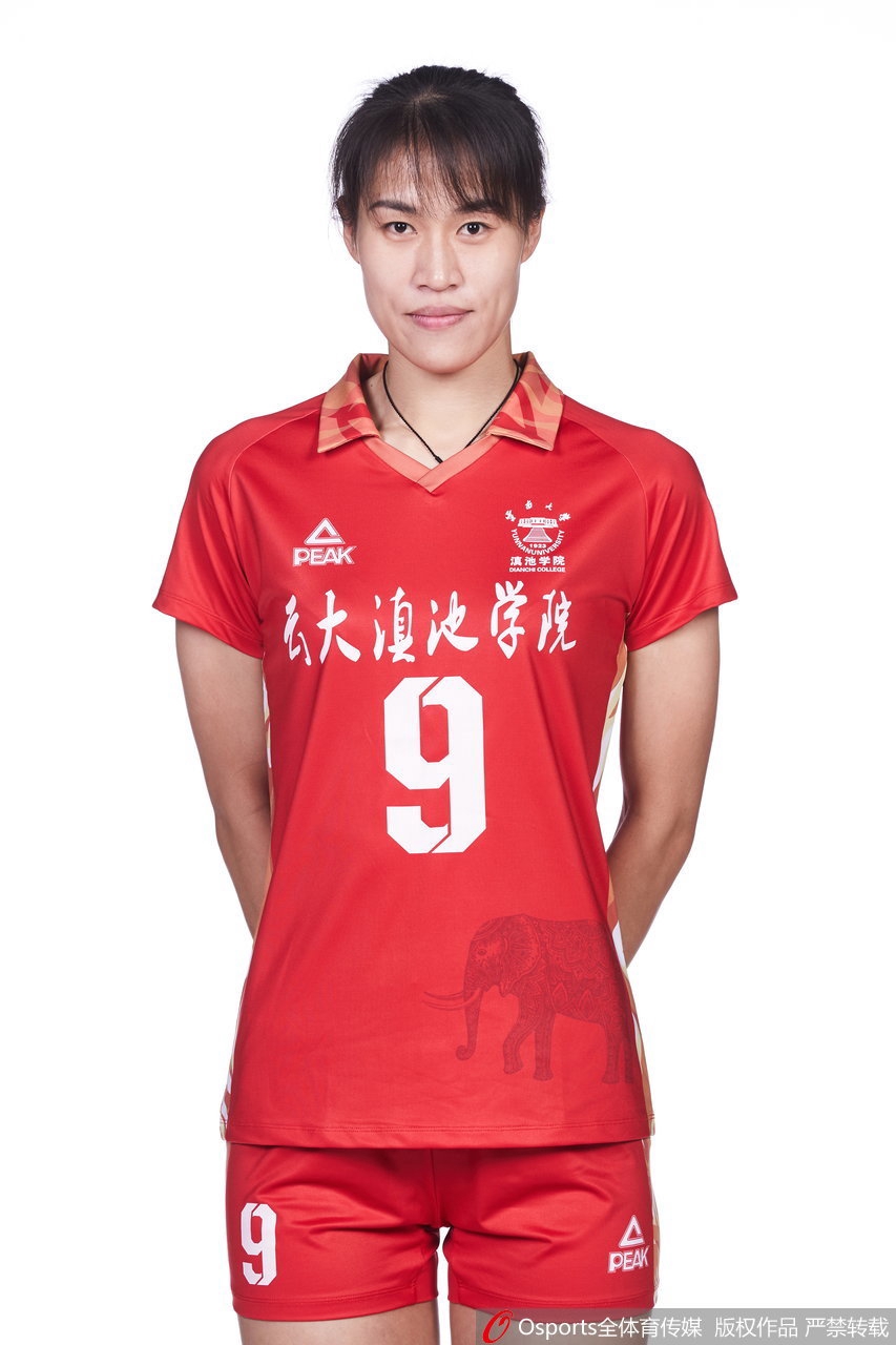 云南女排拍摄排超联赛官方写真