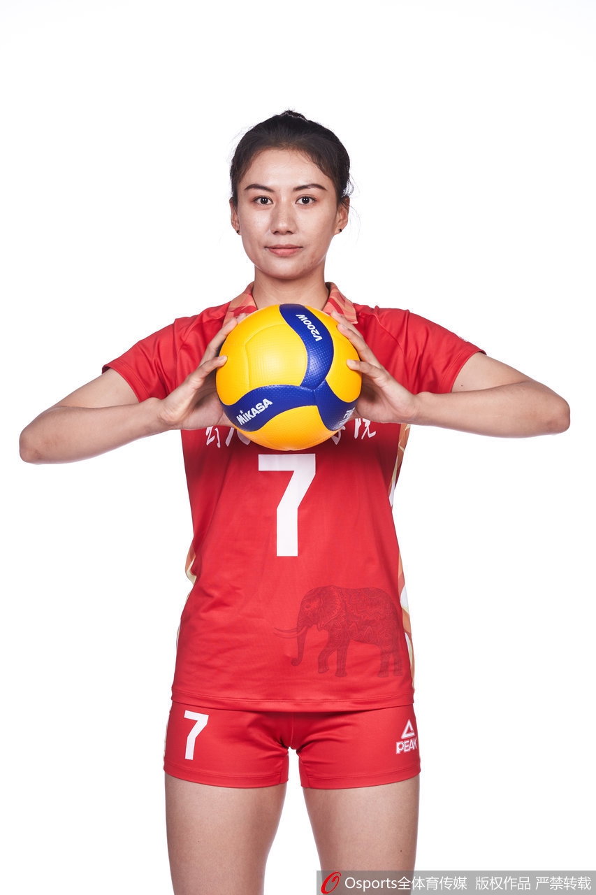 云南女排拍摄排超联赛官方写真