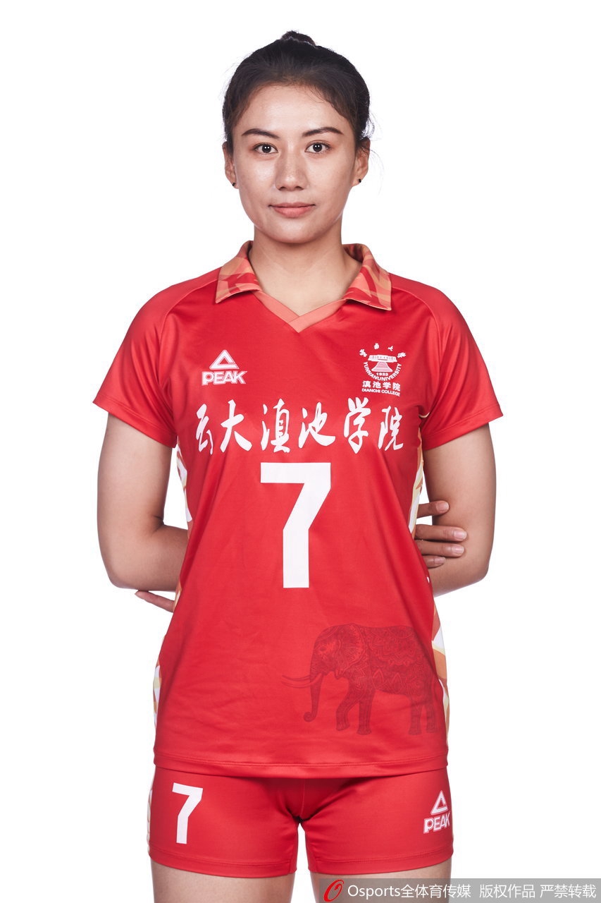 云南女排拍摄排超联赛官方写真