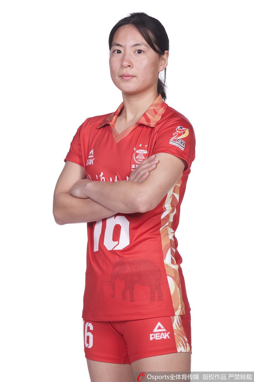 云南女排拍摄排超联赛官方写真