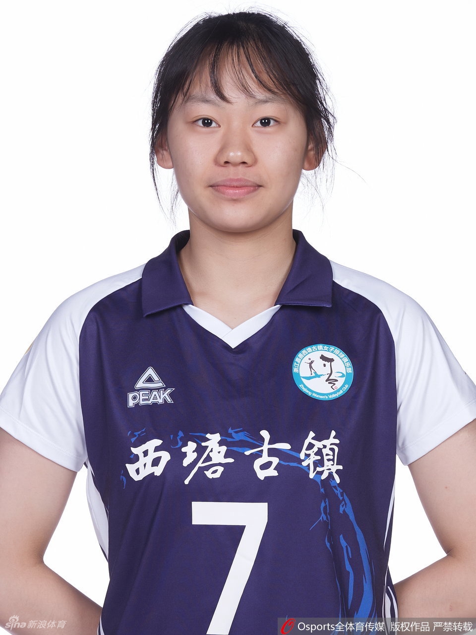 浙江女排拍摄排超联赛官方写真