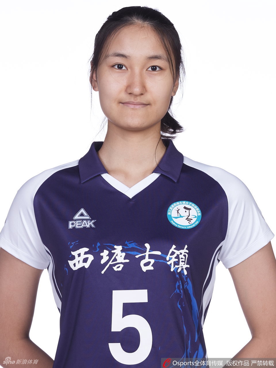 浙江女排拍摄排超联赛官方写真