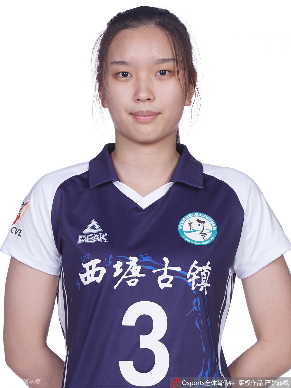 浙江女排拍摄排超联赛官方写真