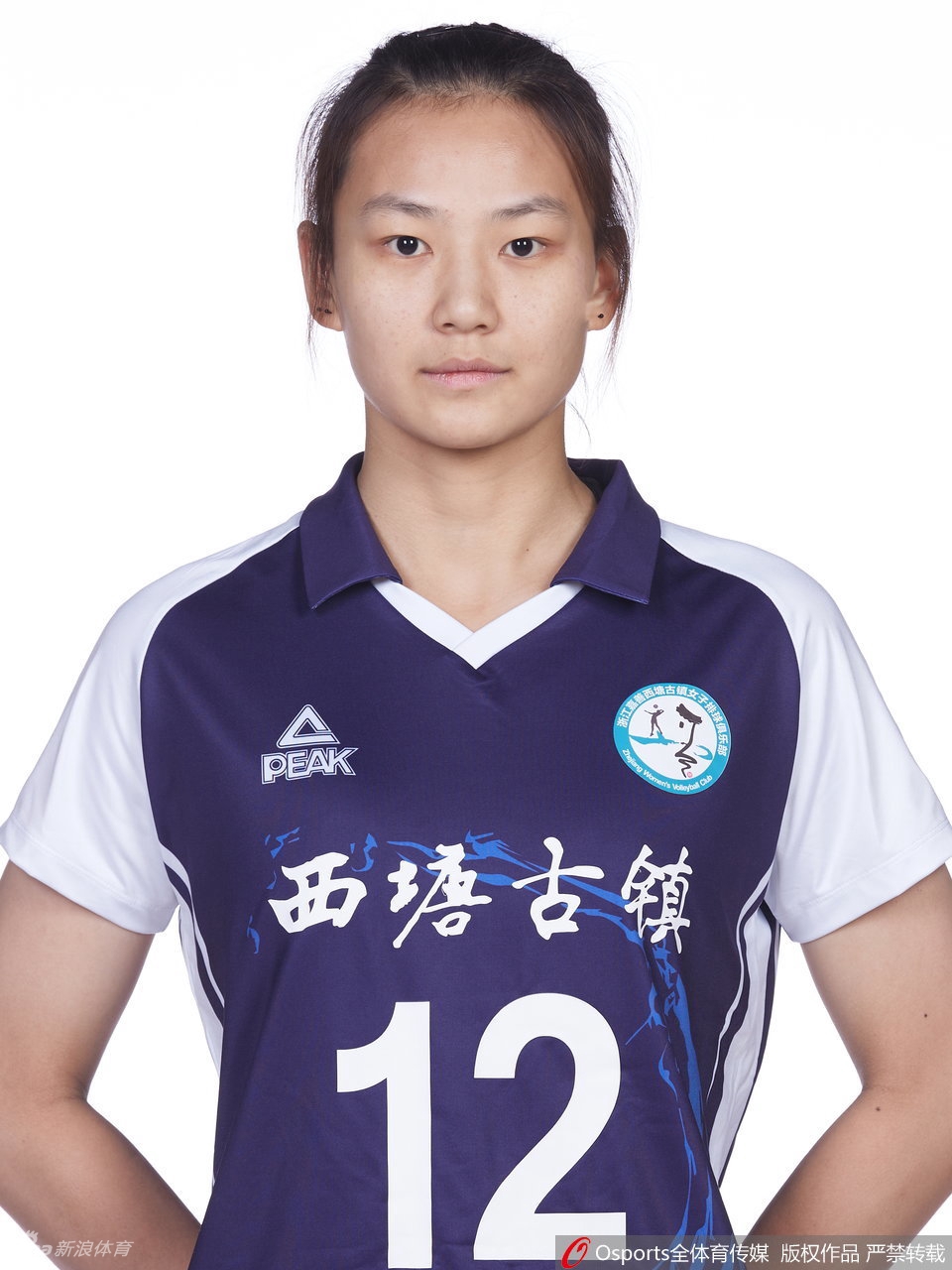 浙江女排拍摄排超联赛官方写真