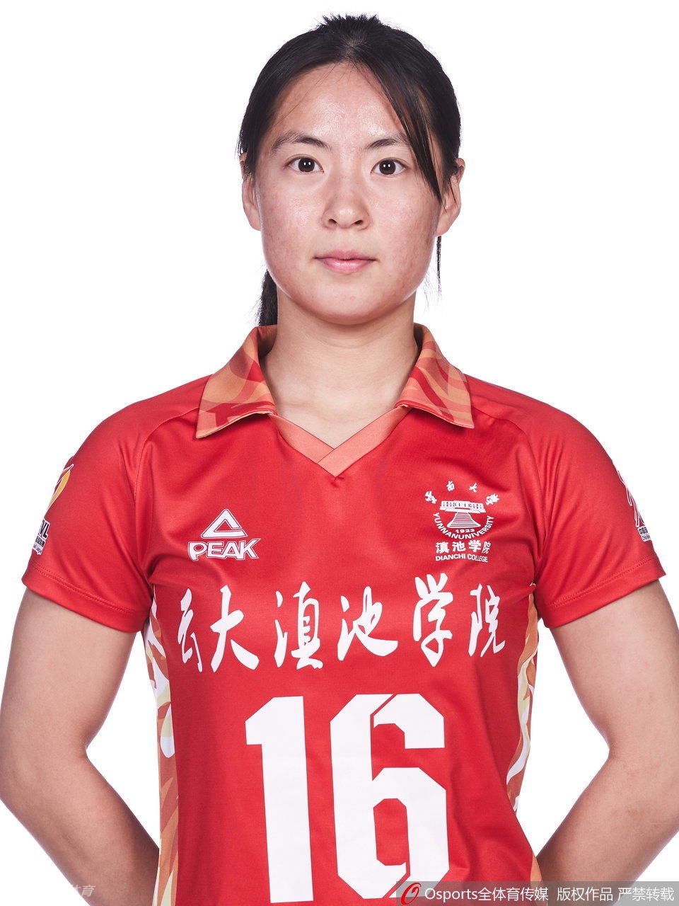 云南女排拍摄排超联赛官方写真