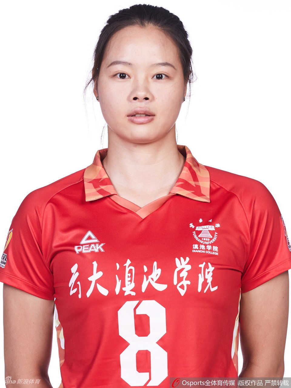 云南女排拍摄排超联赛官方写真