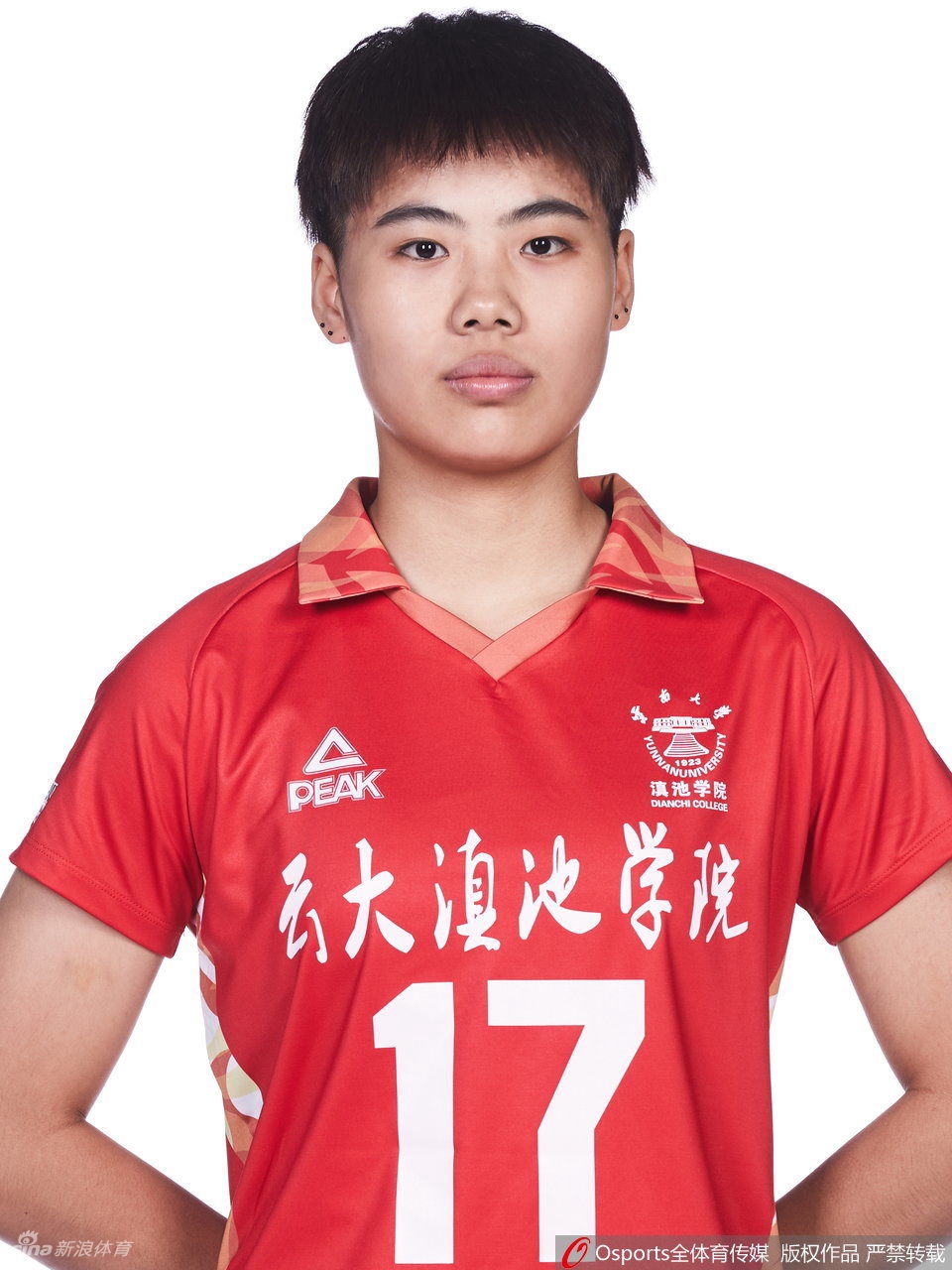 云南女排拍摄排超联赛官方写真