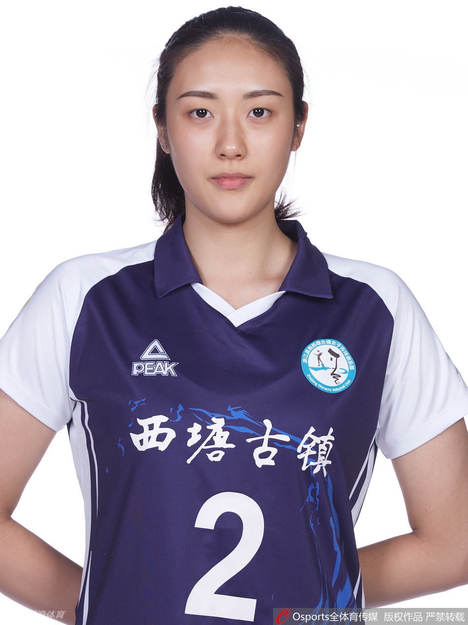 浙江女排拍摄排超联赛官方写真