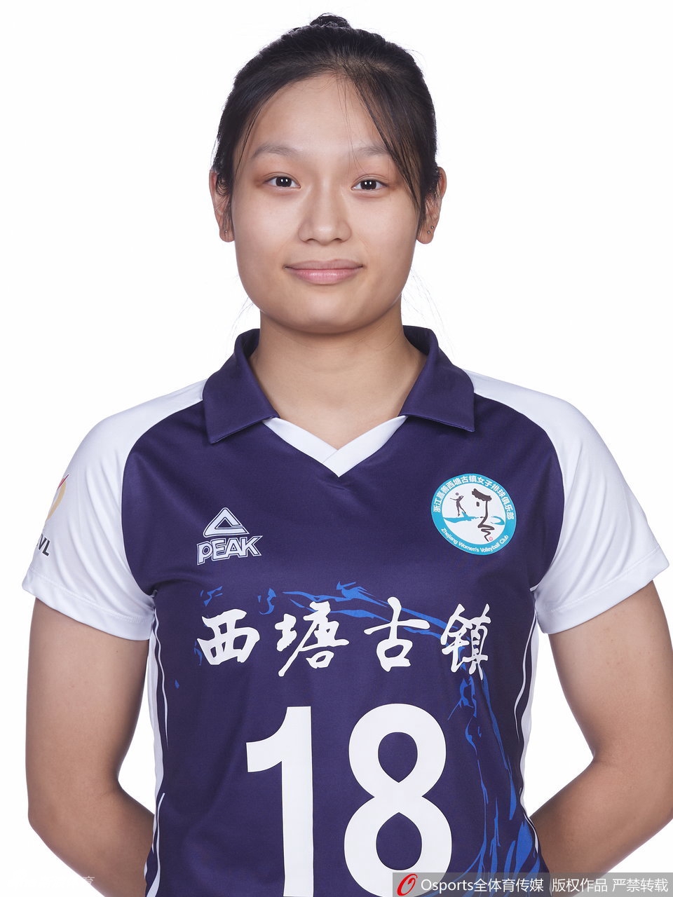 浙江女排拍摄排超联赛官方写真