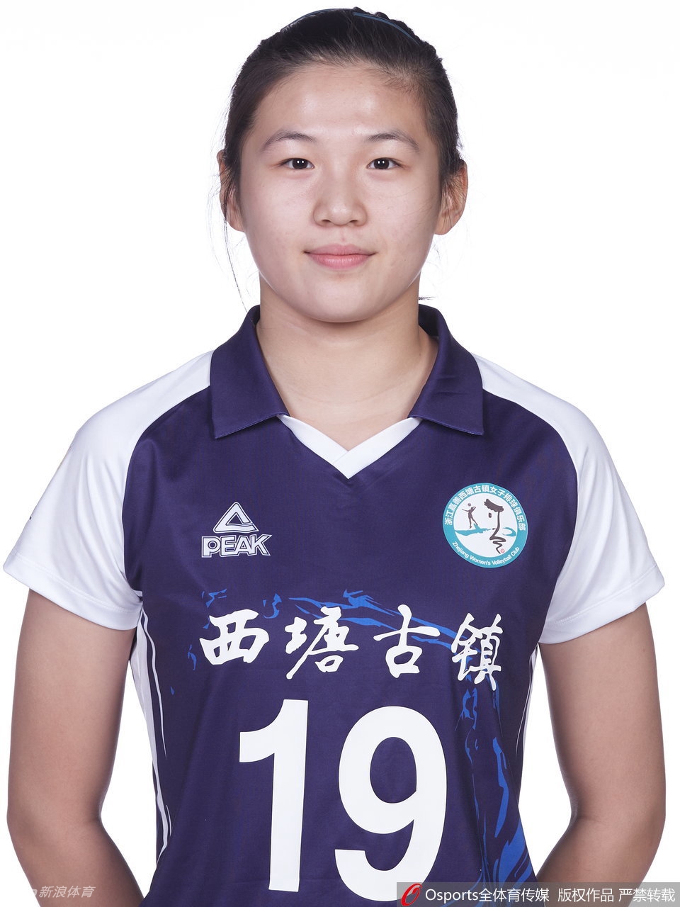 浙江女排拍摄排超联赛官方写真