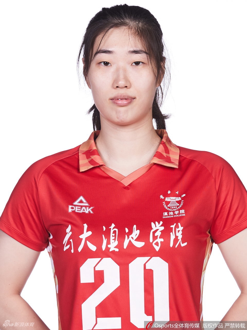 云南女排拍摄排超联赛官方写真