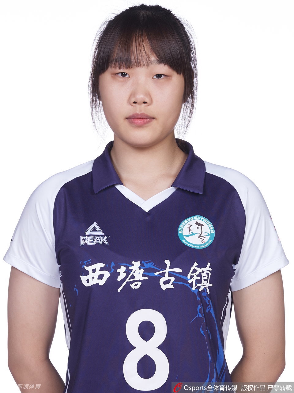 浙江女排拍摄排超联赛官方写真