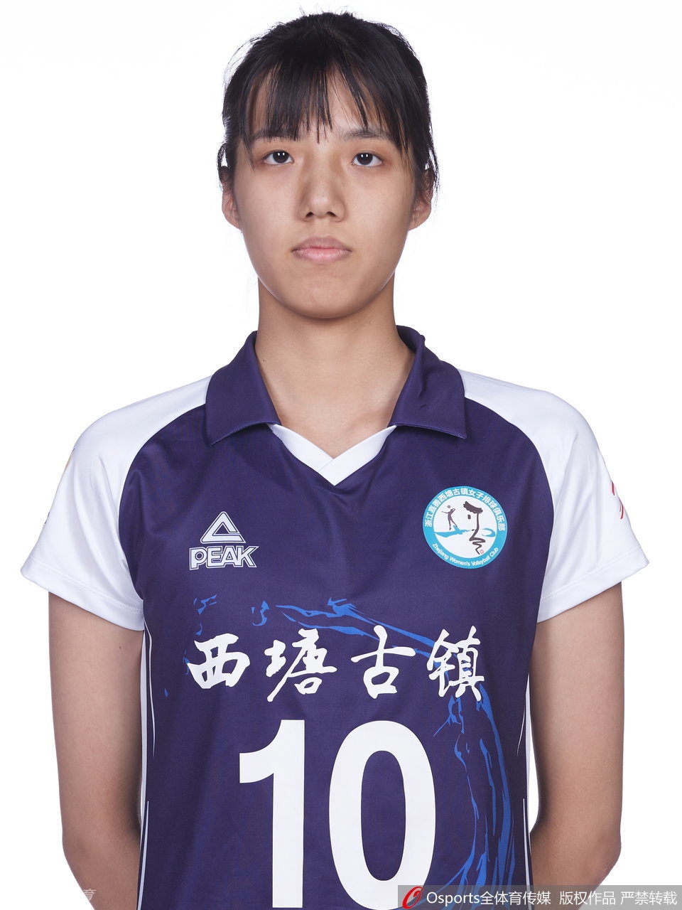 浙江女排拍摄排超联赛官方写真