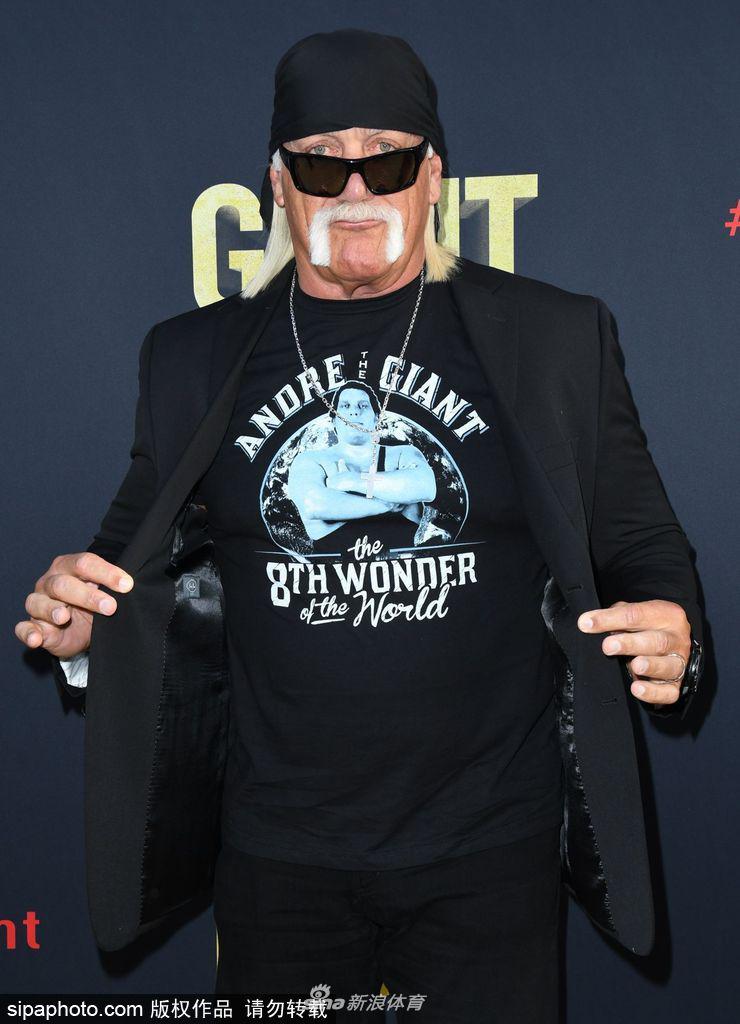 wwe巨星胡克·霍根洛杉矶出席活动