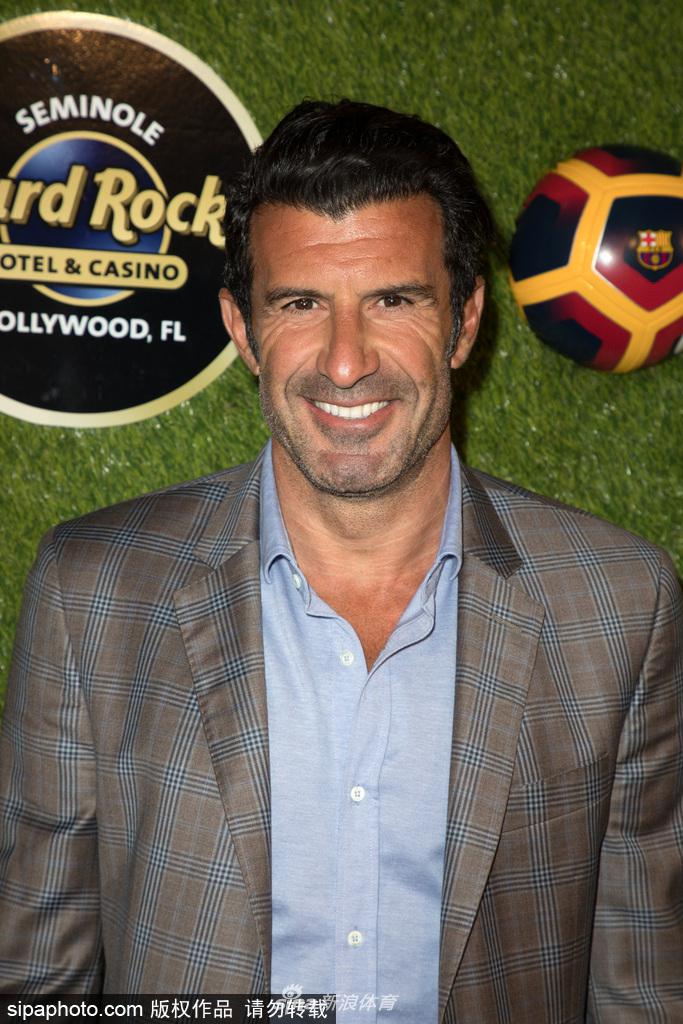 迈阿密,葡萄牙球星路易斯-菲戈(luis figo)现身迈阿密参加音乐节活动
