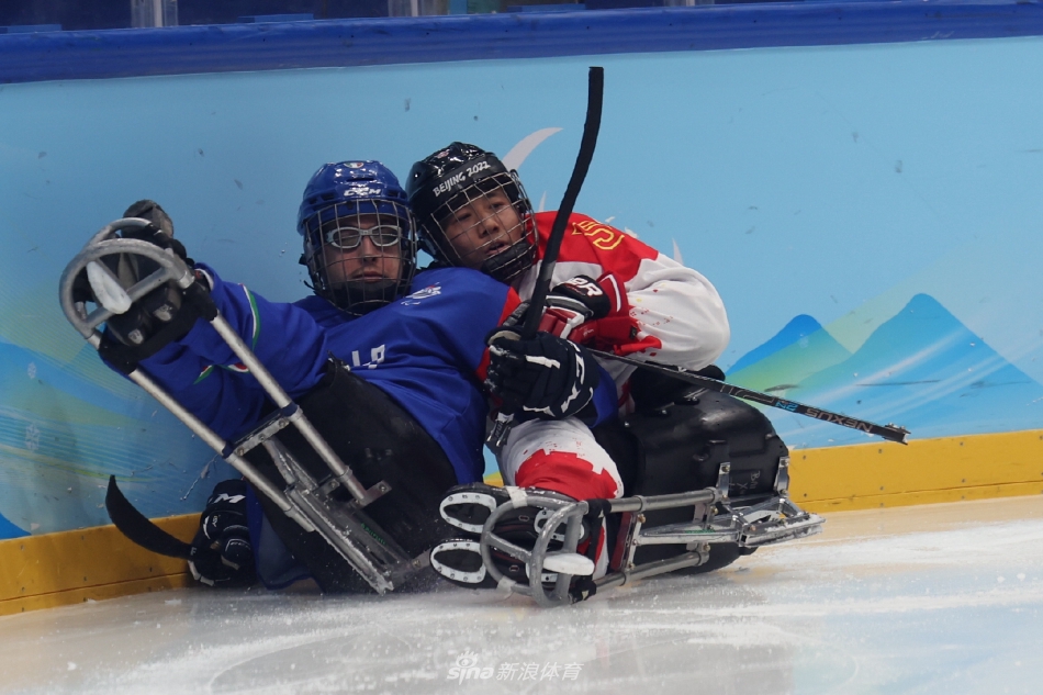 冬残奥会男子冰球中国VS意大利