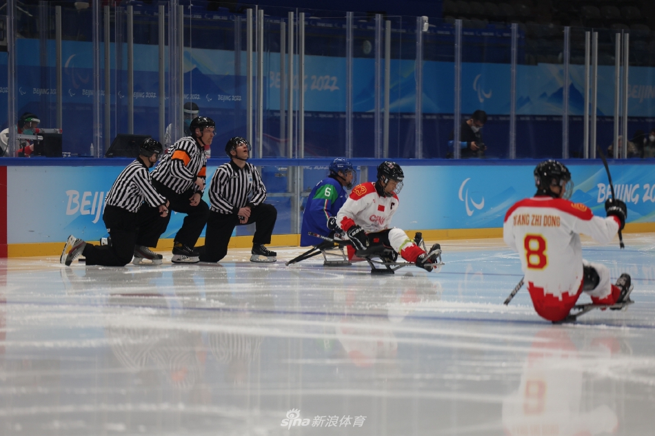 冬残奥会男子冰球中国VS意大利