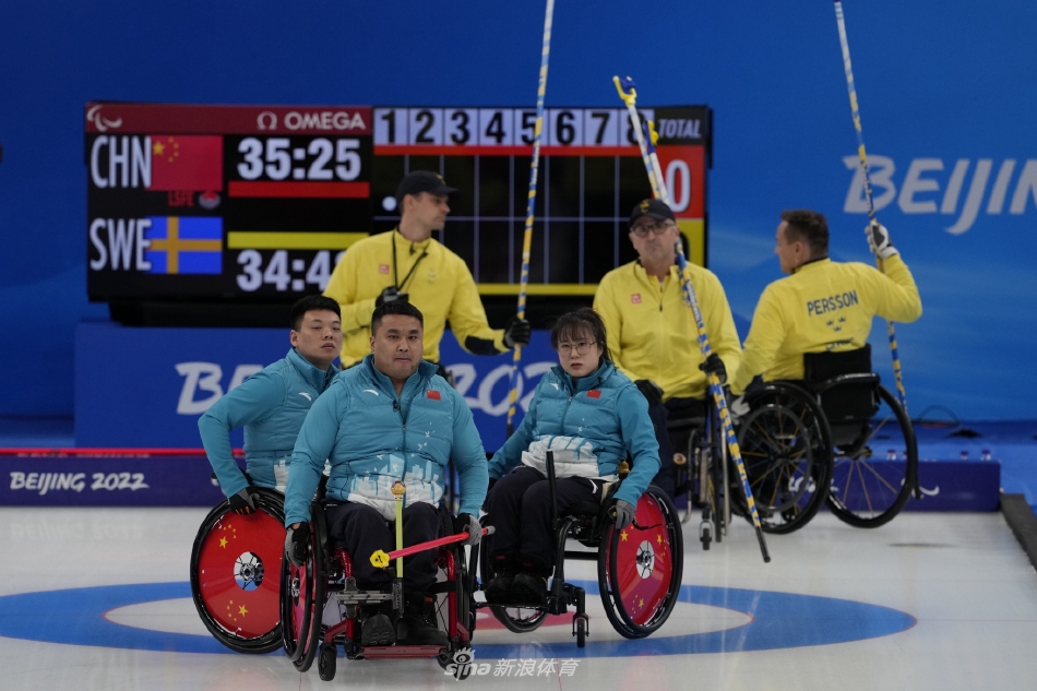 冬残奥会中国轮椅冰壶队夺冠