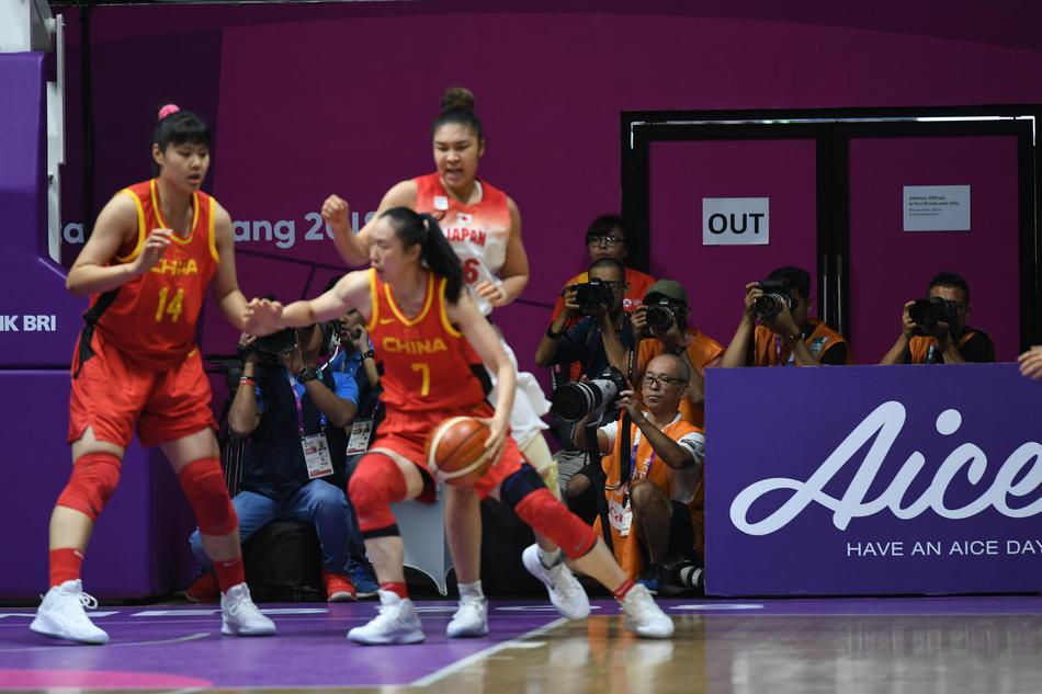 亚运女篮-中国大胜日本终结6连败