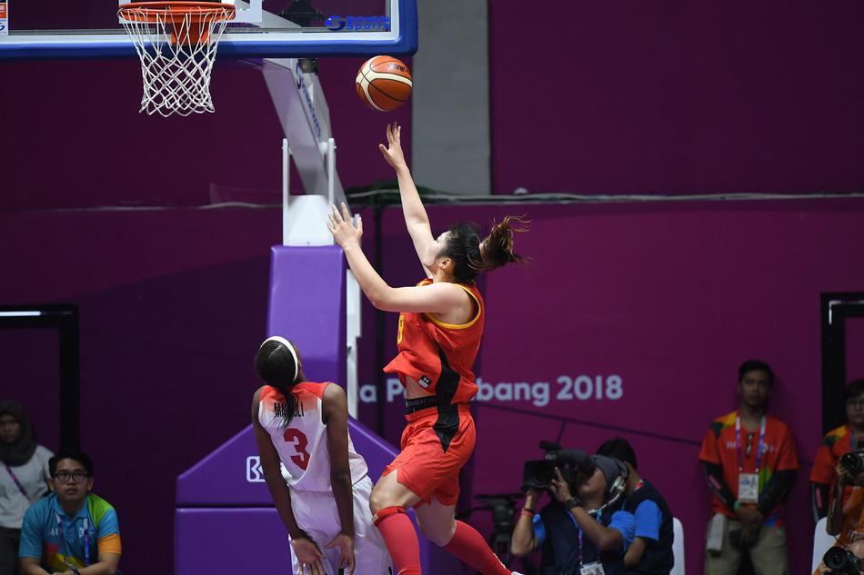 亚运女篮-中国大胜日本终结6连败