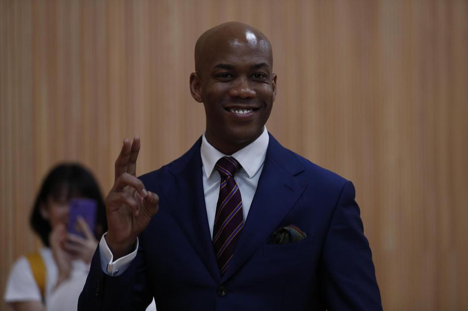 北控男篮新主帅马布里媒体见面会