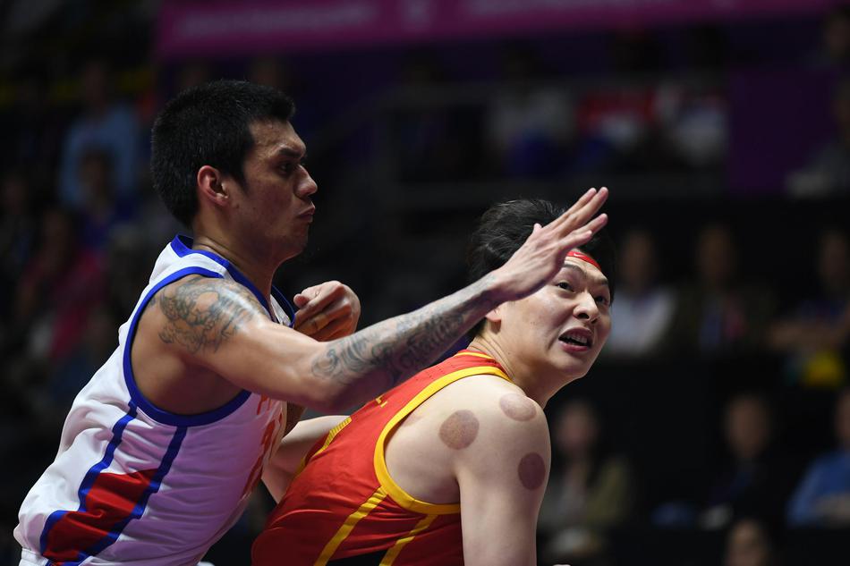 亚运会男篮小组赛：中国82-80菲律宾