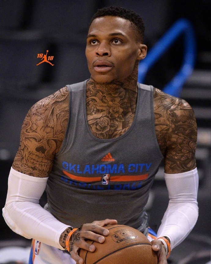 这些nba球星有纹身,会是怎样画风呢?_高清图集_新浪网