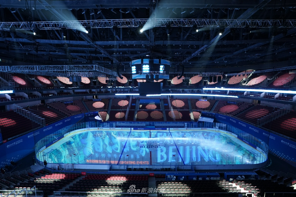 五棵松迎接“相约北京”冰球国内测试活动