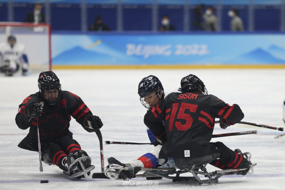 冬残奥会男子冰球加拿大VS韩国