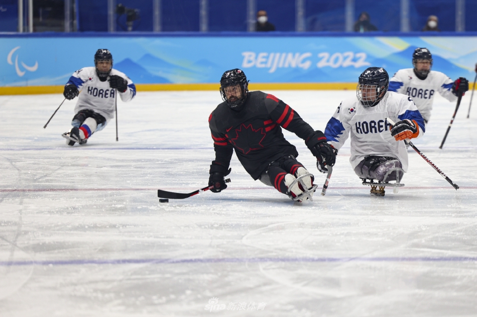 冬残奥会男子冰球加拿大VS韩国